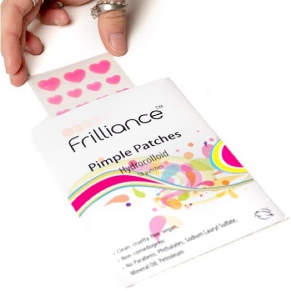 💕 Frilliance 💕Pink Heart Shaped Hydrocolloid Pimple Patches - 3 Pack - Picture 1 of 13